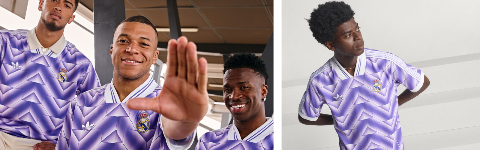 Frente da camisa Real Madrid LFSTLR 2025/26 esticada